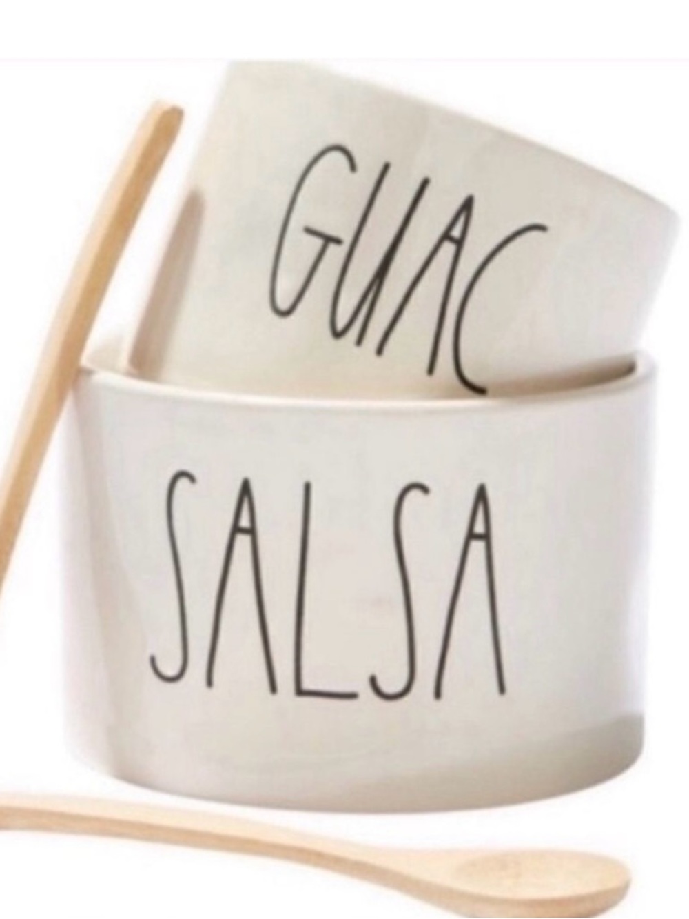 Rae Dunn Salsa and Guac Set - new